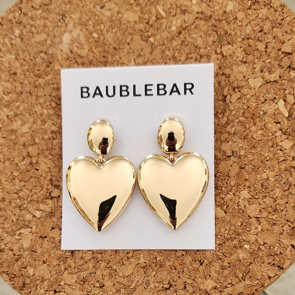 BaubleBar Jewelry - NWOT BAUBLEBAR Sheri Heart Pierced Earrings